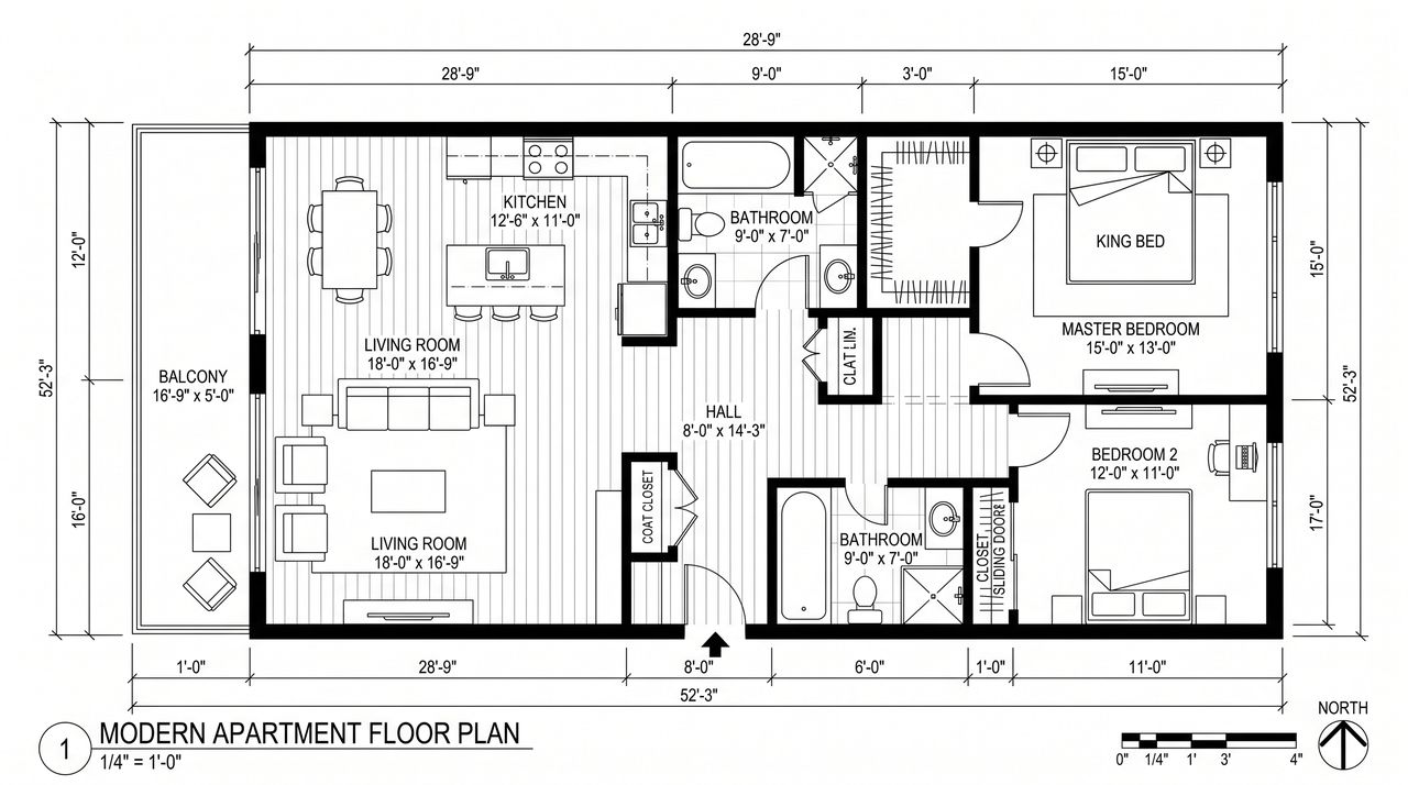 2D floor plan