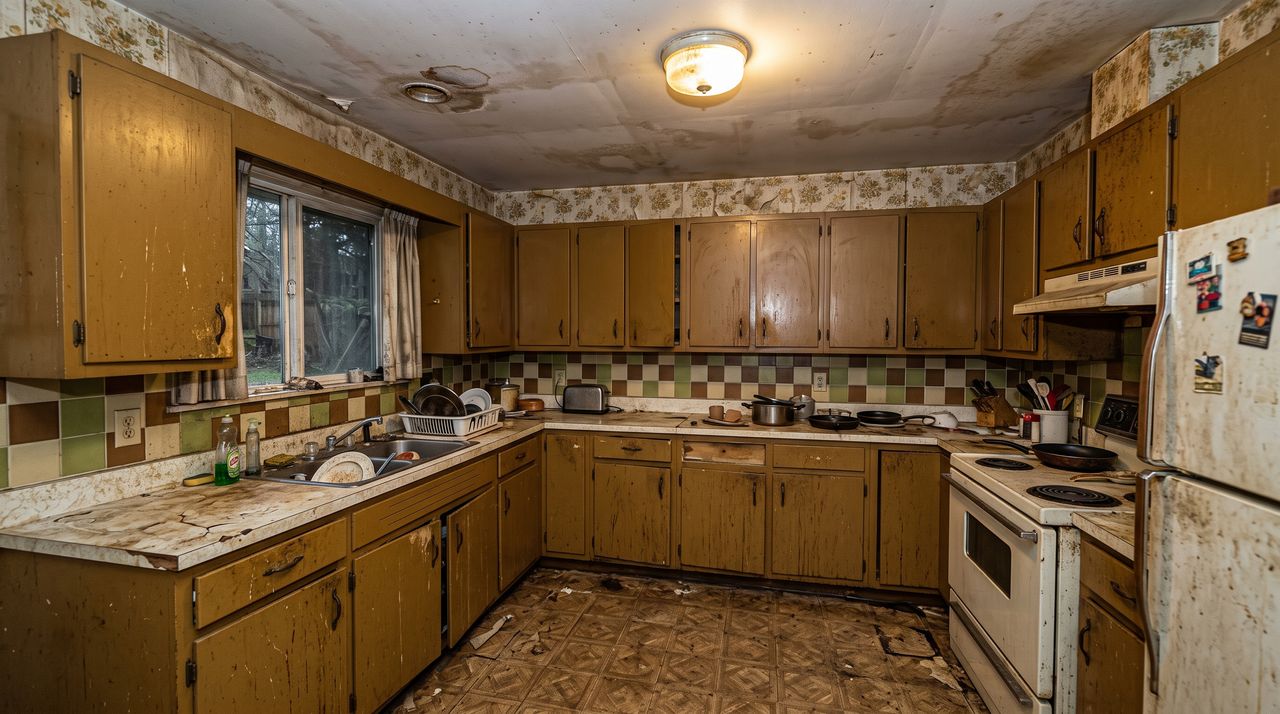 Old dated kitchen