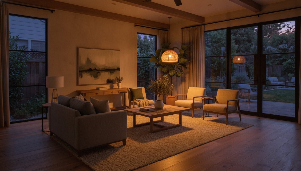 Room at twilight